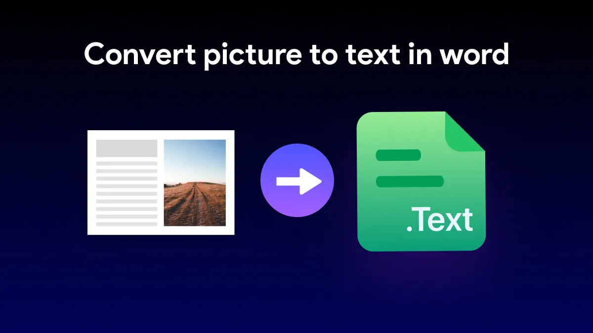 Two Easy Ways To Convert Picture to Text in Word