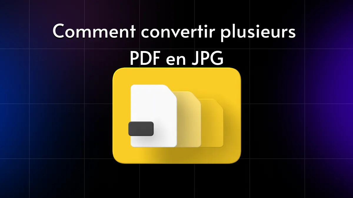 Comment convertir plusieurs PDF en JPG comme un pro : Guide facile à suivre