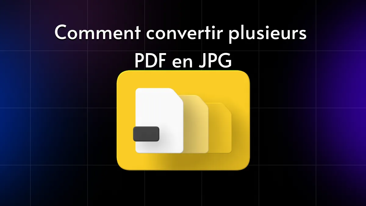 convertir plusieurs pdf en jpg