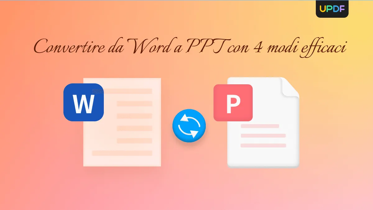 4 metodi utili per convertire da Word a PPT