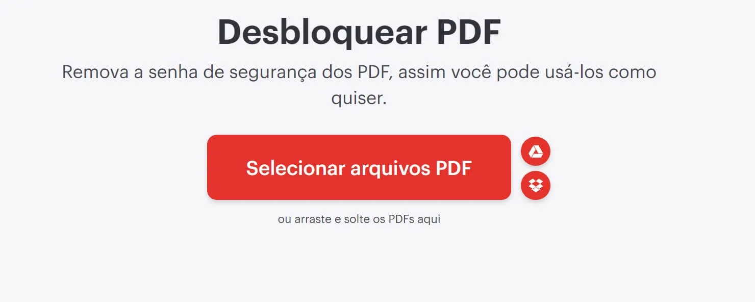 desbloquear pdf