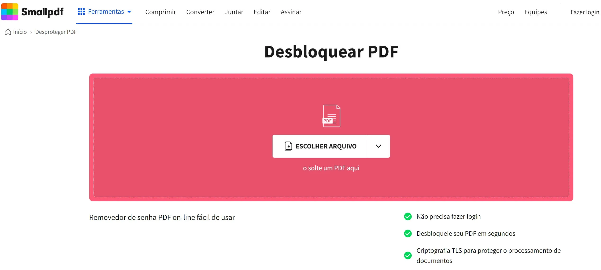 desbloquear pdf