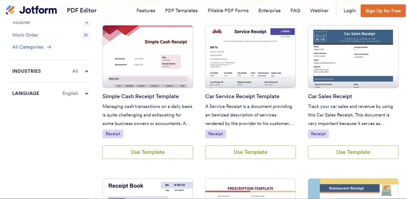 how to edit a receipt jotform receipt templates