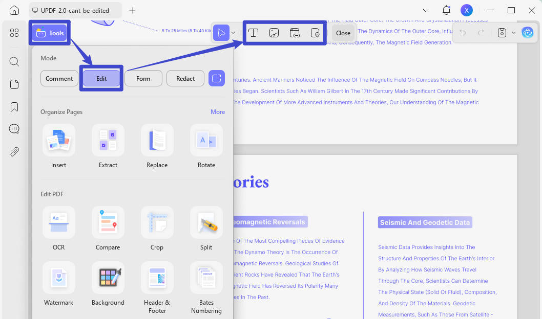 pdf to cdr edit icon