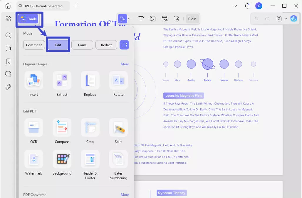 edit pdf