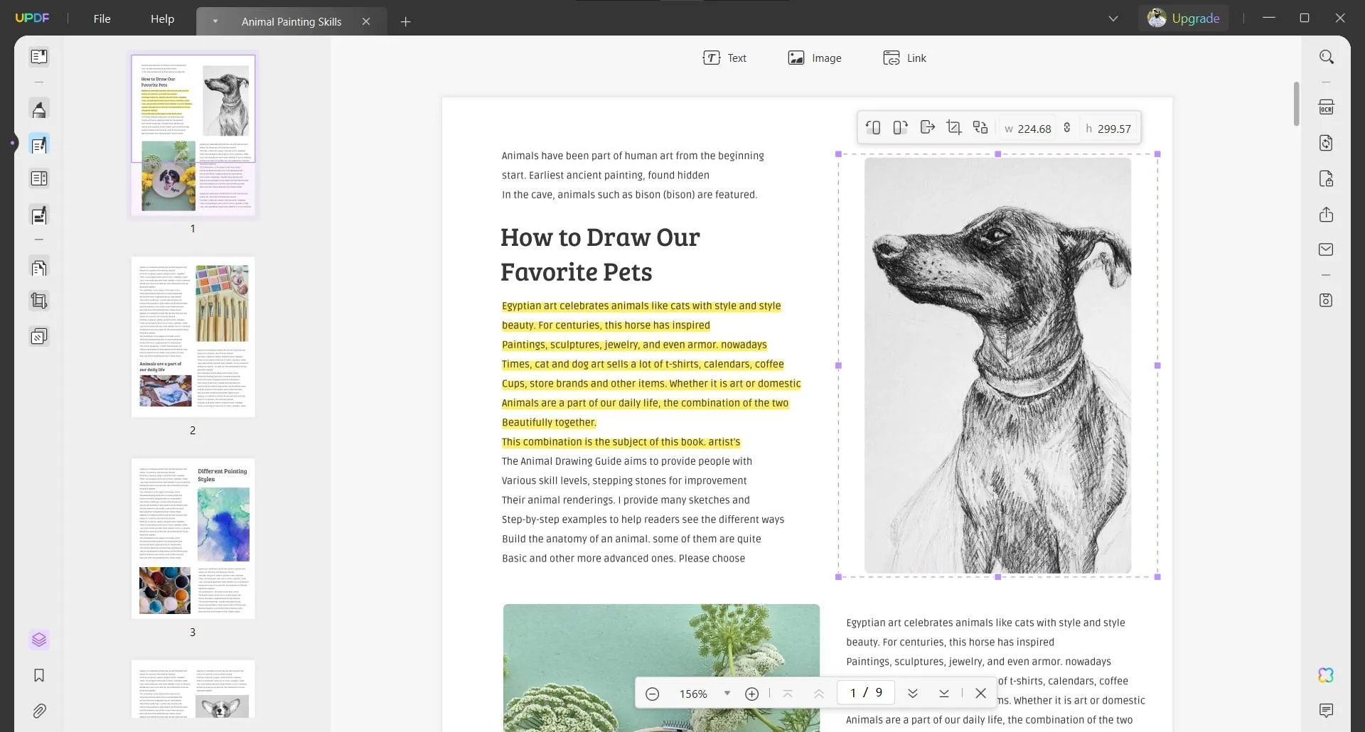 edit pdf without in paint