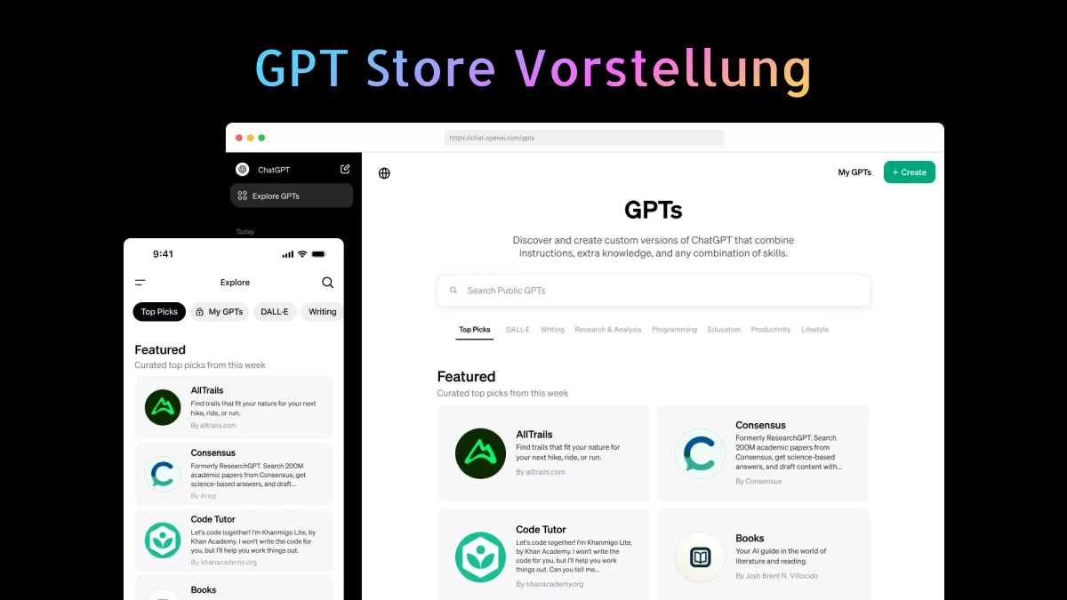 GPT-Store ist live: Ihr Tor zu grenzenlosen Möglichkeiten