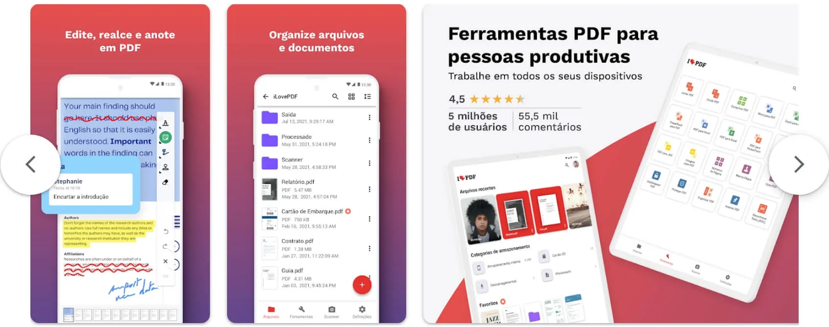 Editor de PDF para Android