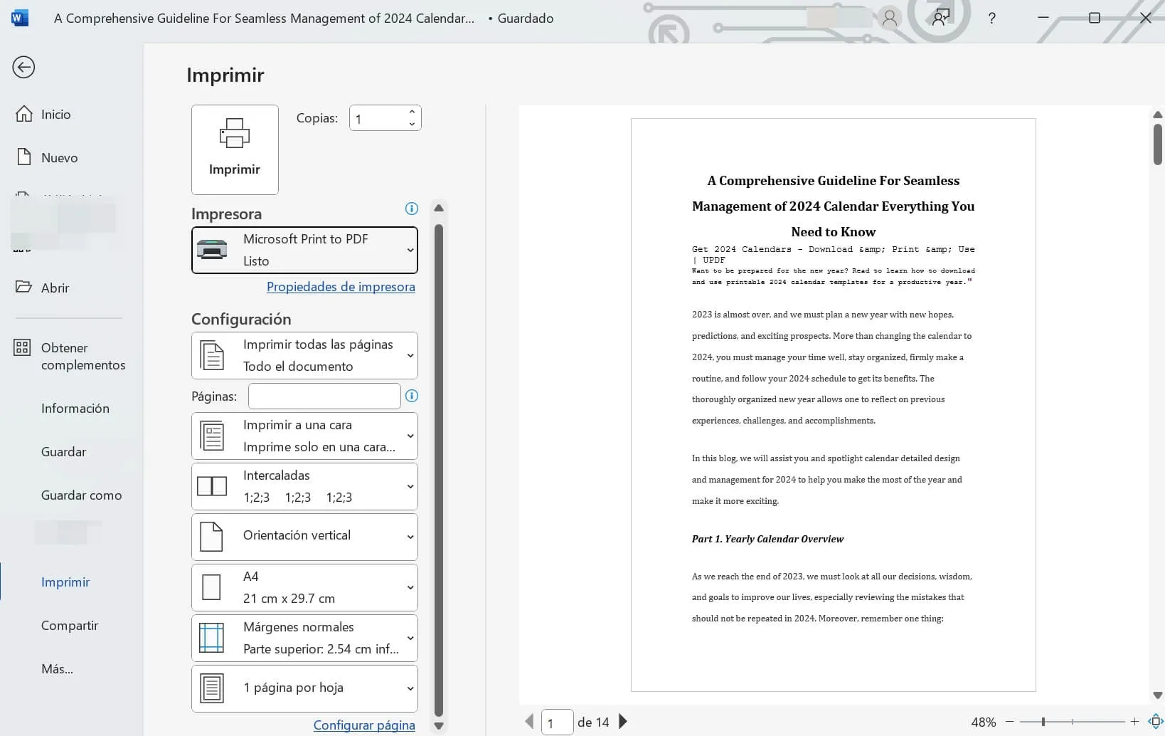 print ms word to pdf