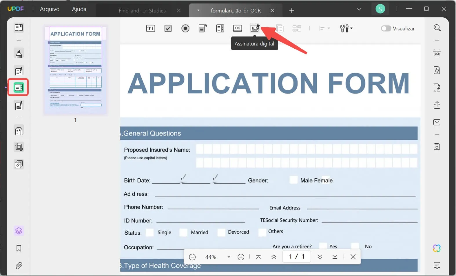 Como Inserir Assinatura Digital no PDF