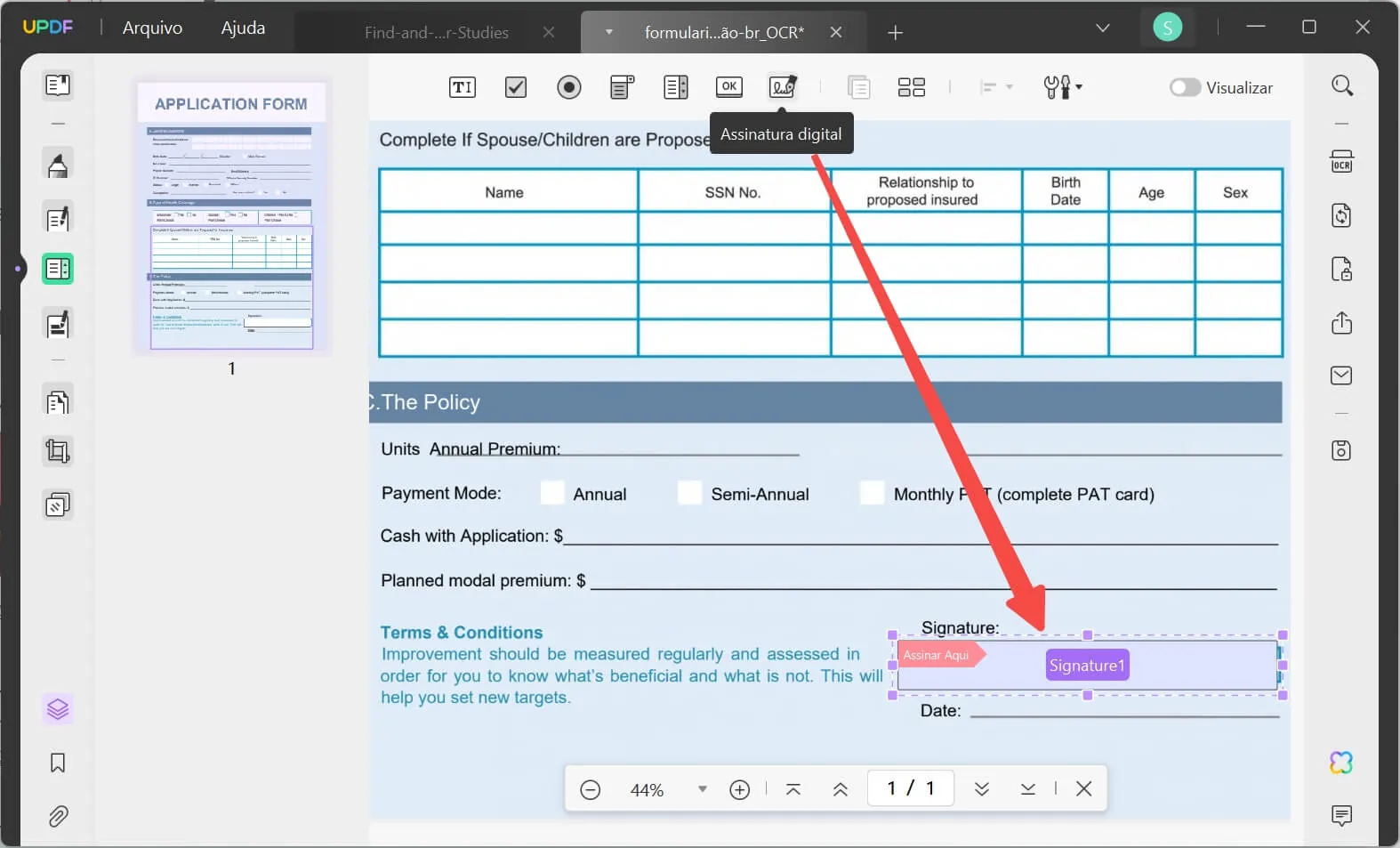 Como Inserir Assinatura Digital no PDF