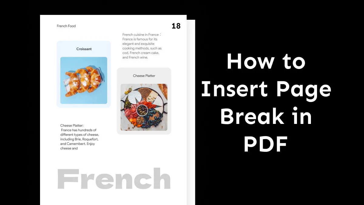 How to Insert Page Break in a PDF [Guide 2024]
