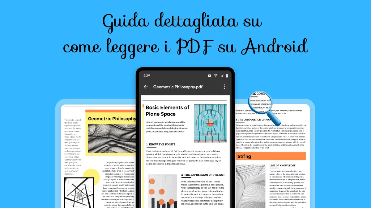 Guida dettagliata su come leggere i PDF su Android
