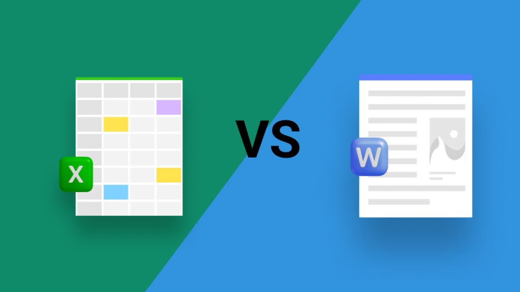 Identifying the Differences Between MS Word and Excel | UPDF