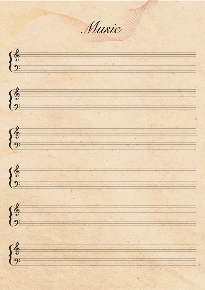 blank music sheets pdf