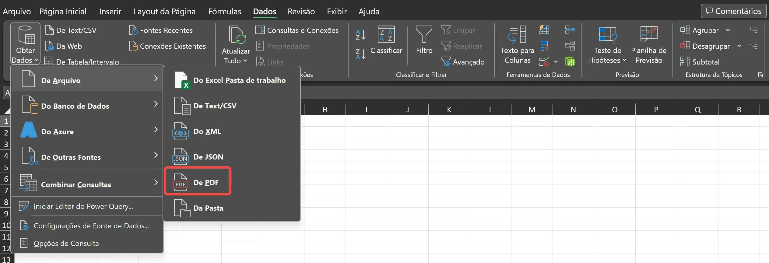 Extrair Dados do PDF para Excel