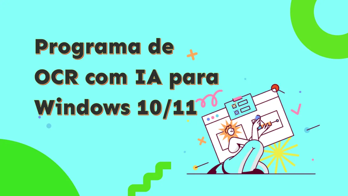 Software OCR para PC:  Os 5 Principais com IA no Windows 10/11