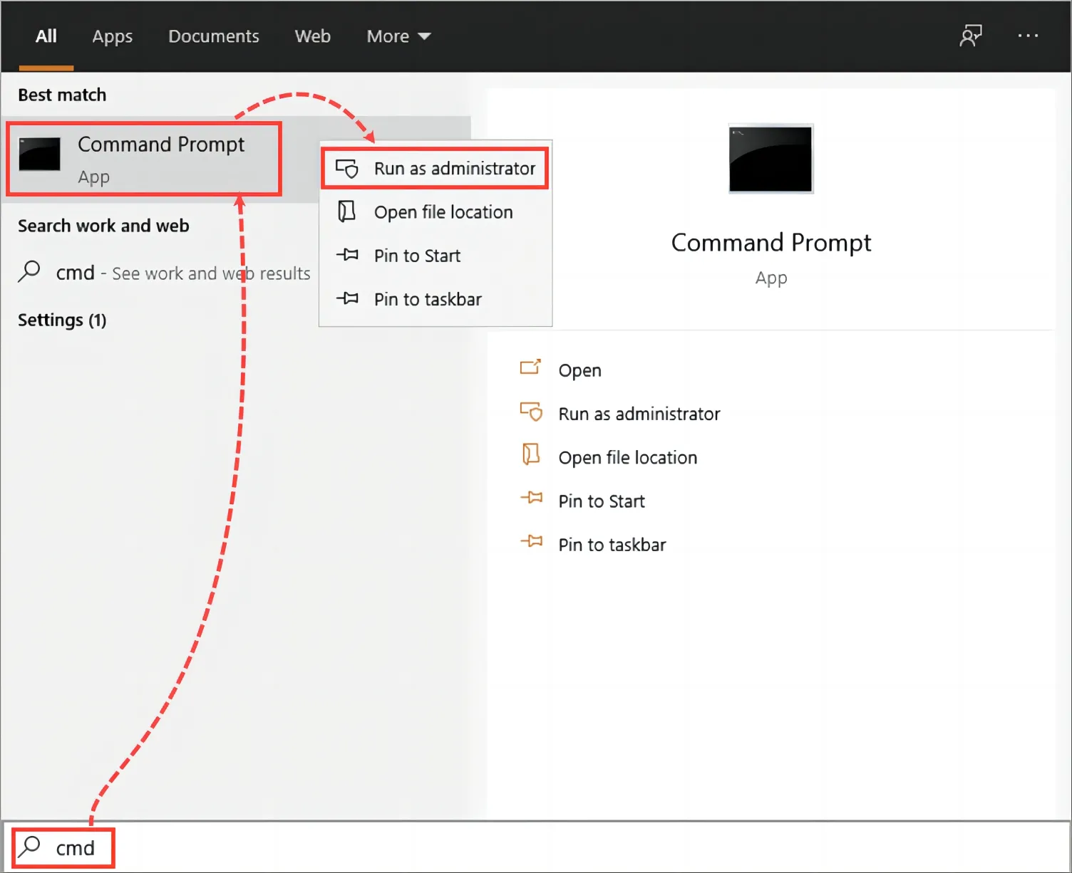 combine text files command prompt