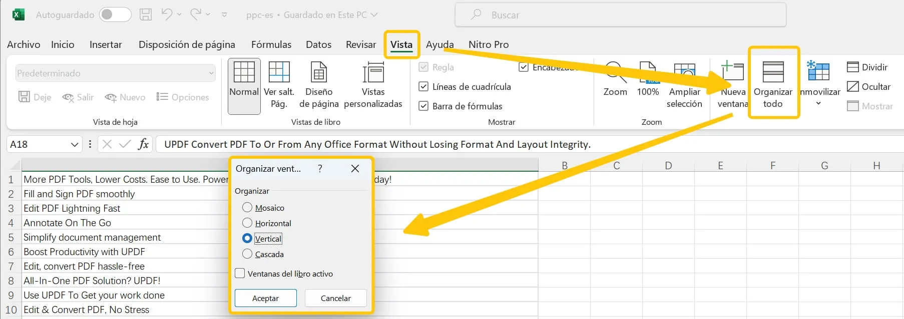 comparar dos listas en excel