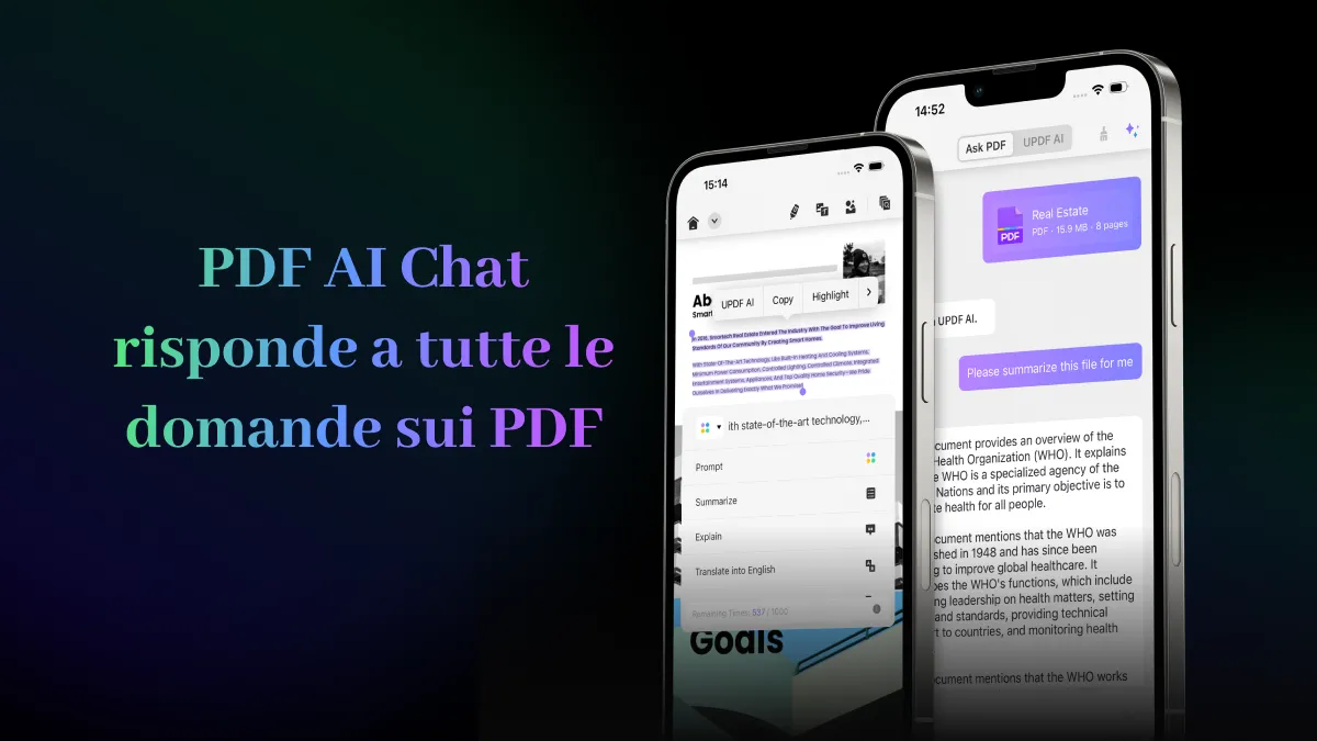 Prova il miglior strumento di chat AI PDF