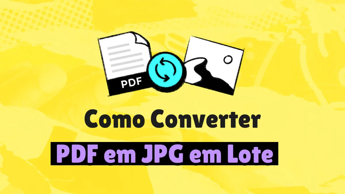 Converter PDF em JPG em Lote