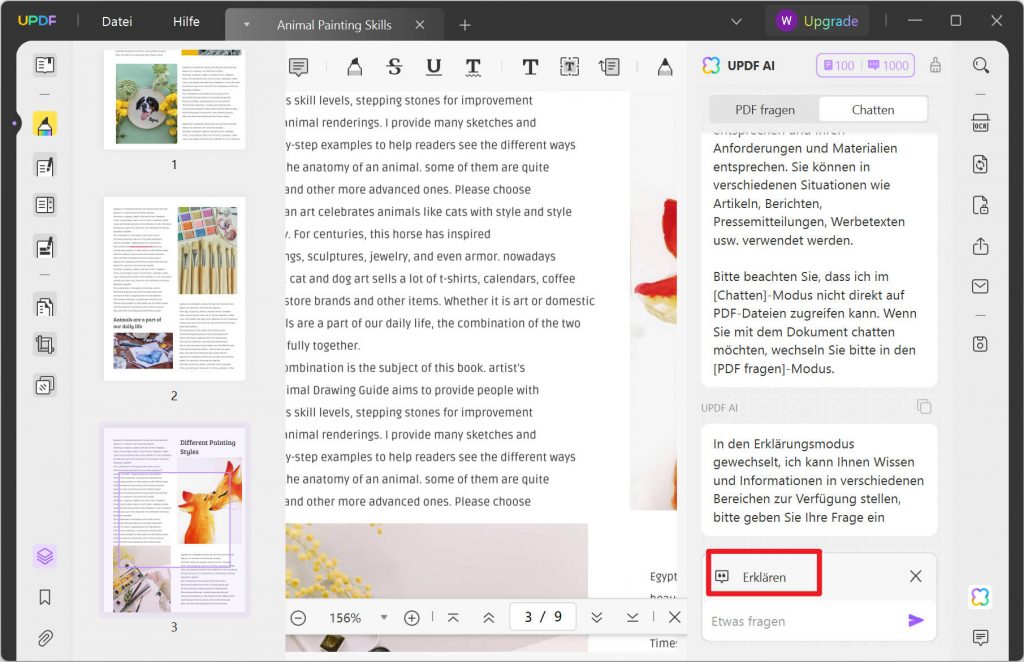 So kannst du PDF Datei mit AI lesen 3 Wege UPDF