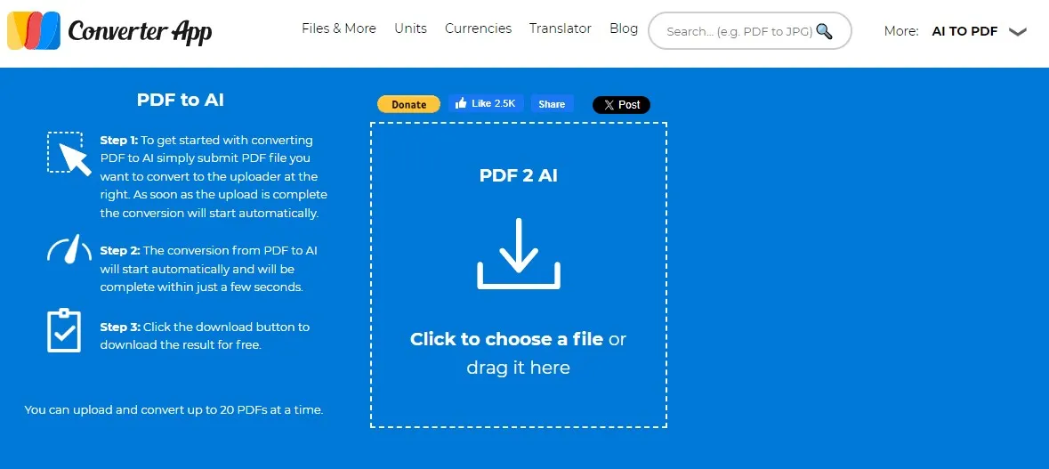 pdf to ai online Converter