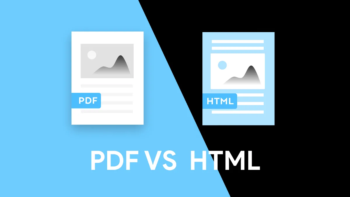 pdf vs html 