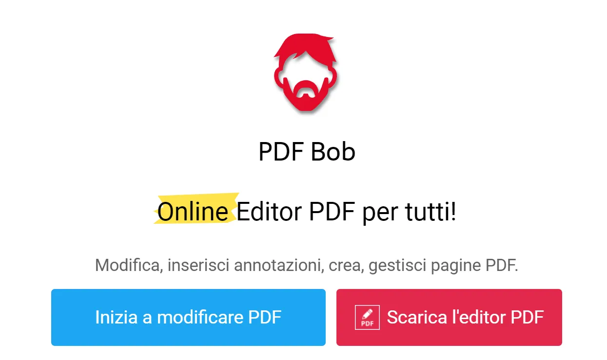 evidenziatore PDF online gratuito