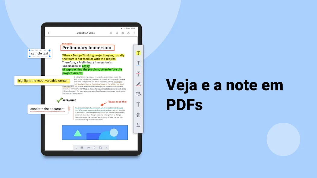 Aplicativos de Anotações de PDF para Android