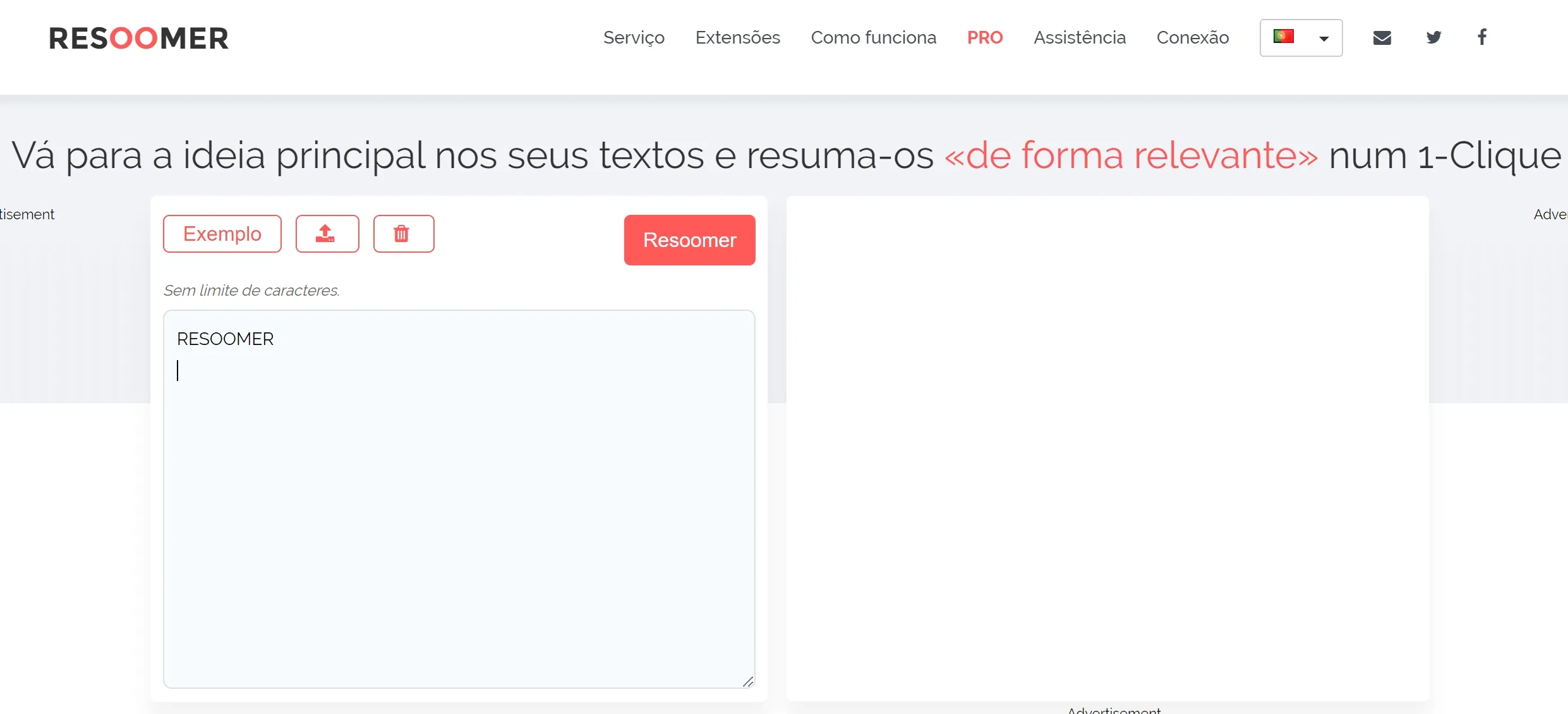 intellippt online aplicativo de resumir texto