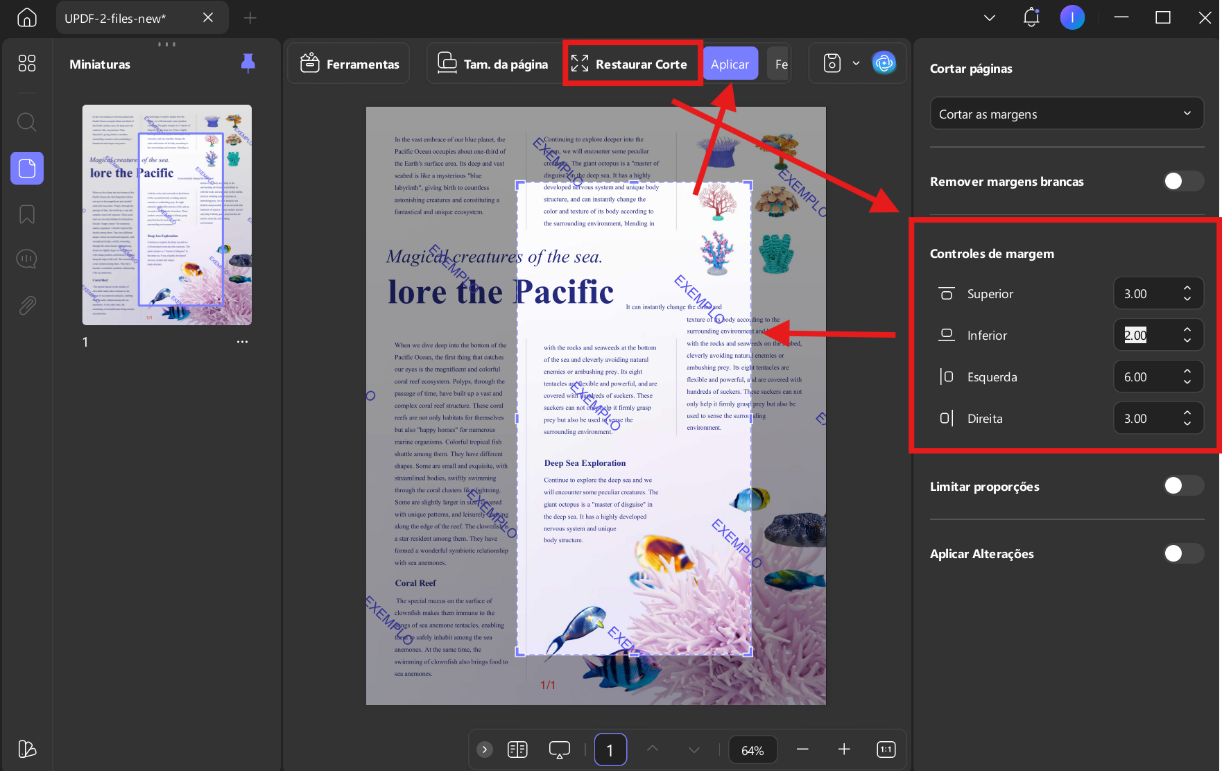 Remover Marca d'Água de PDF Online Grátis