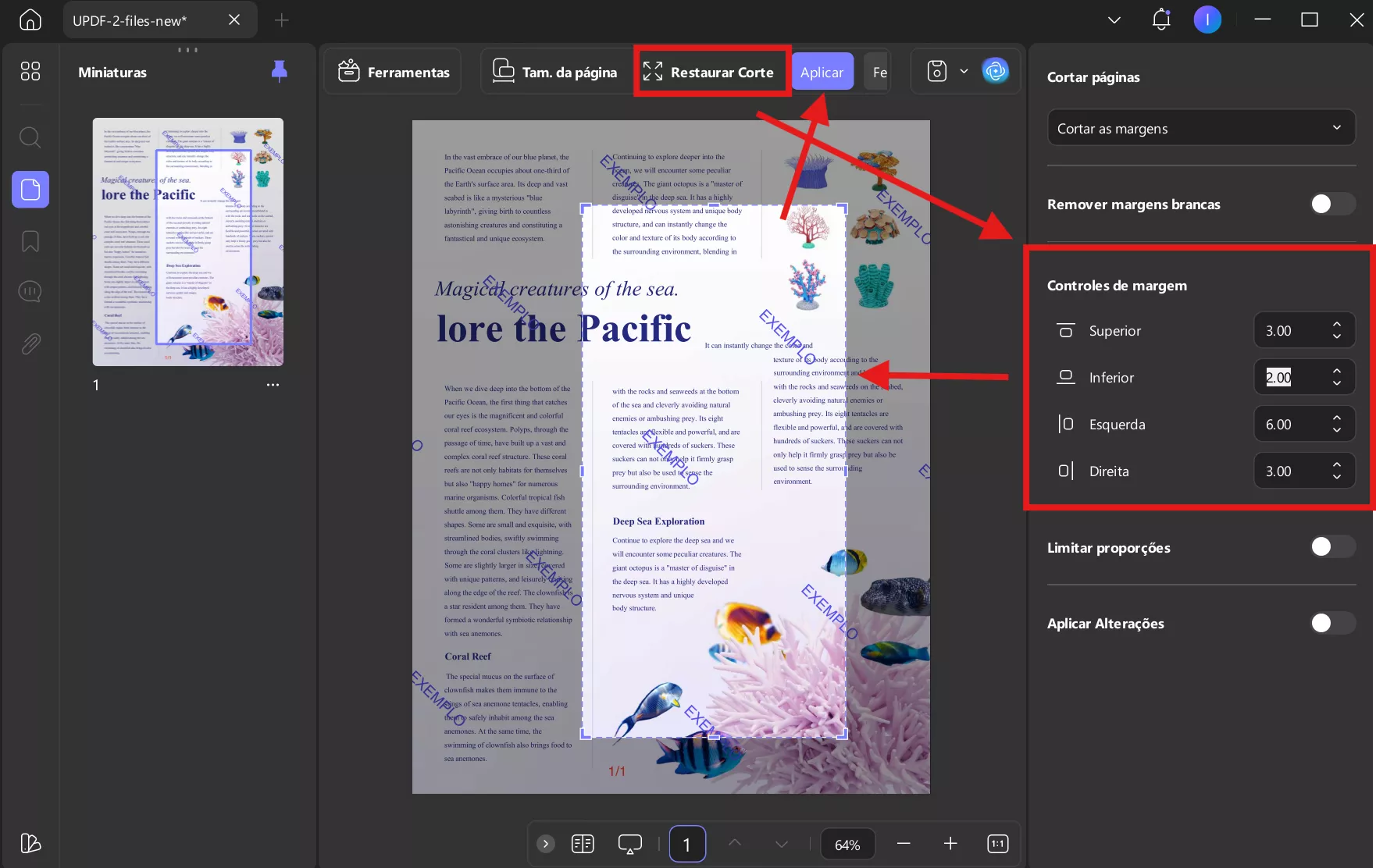 Remover Marca d'Água de PDF Online Grátis