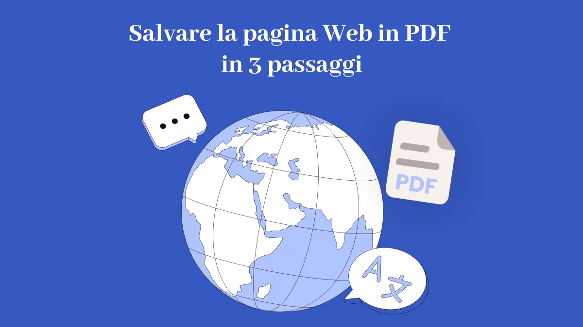 Salva pagina Web come PDF con 3 semplici metodi