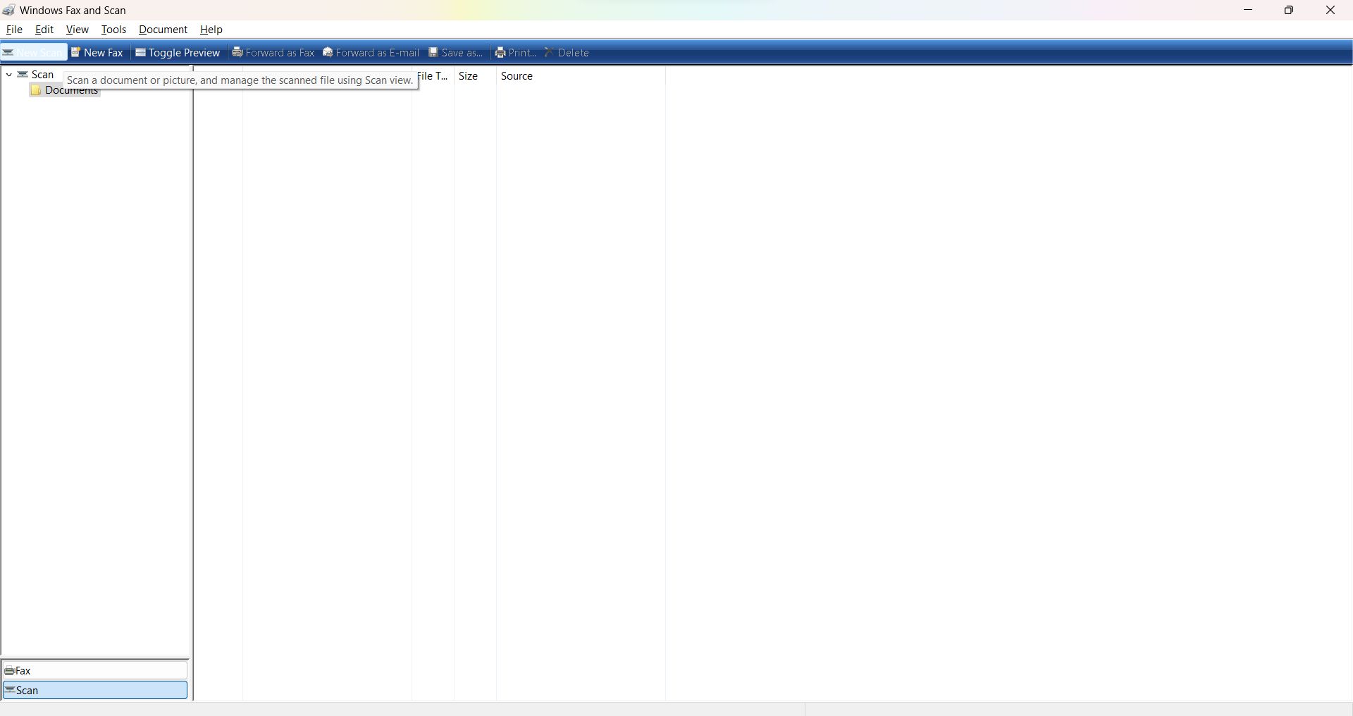 numériser vers pdf Windows 10 nouvelle numérisation