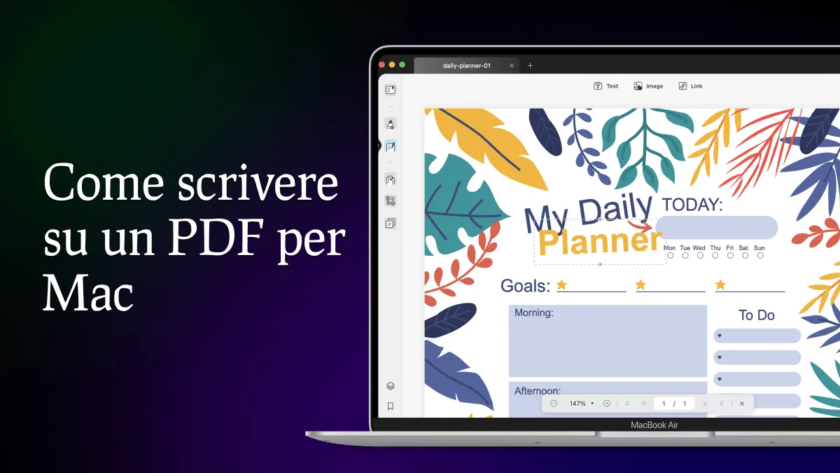 Scrivere su un PDF per Mac (compatibile con macOS Sonoma)