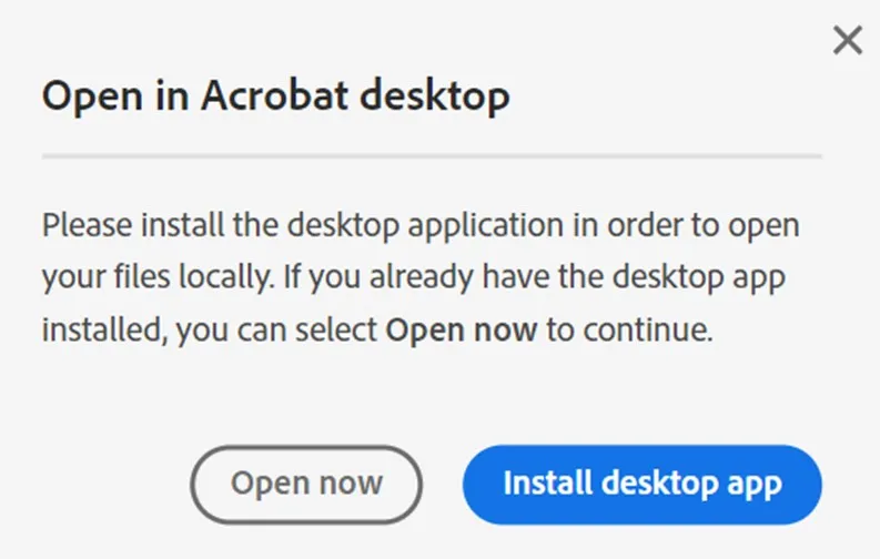 sharepoint edit pdf open in acrobat desktop
