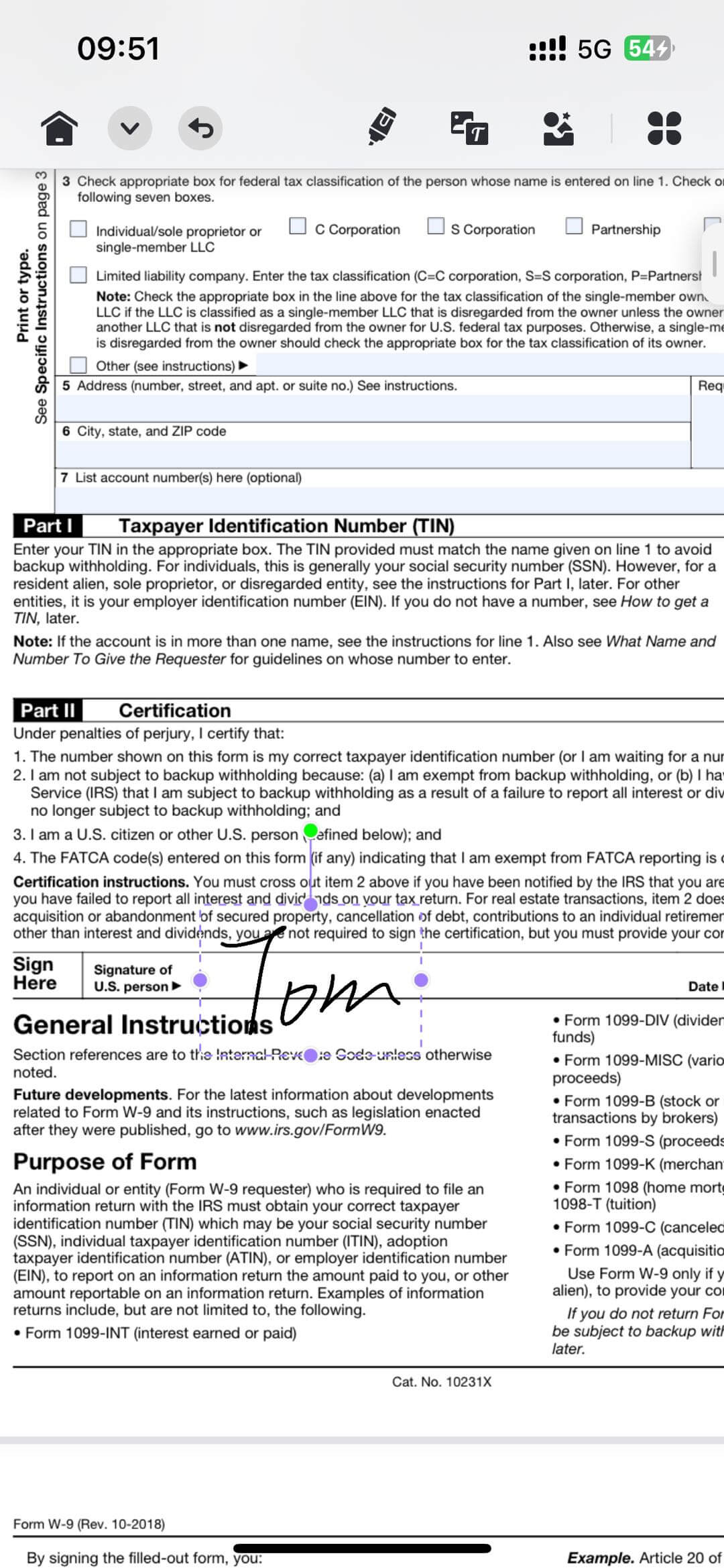 application de signature de documents gratuite