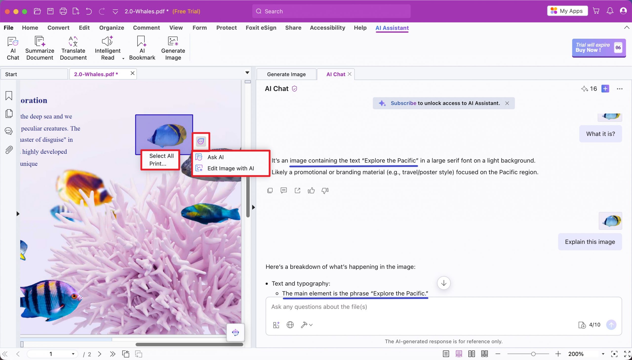 snapshot on foxit pdf editor