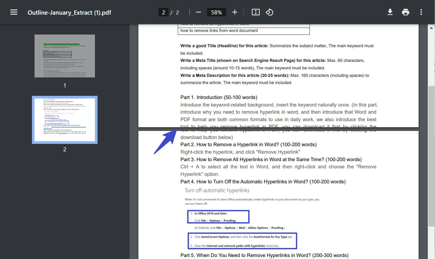 split a pdf page in half online