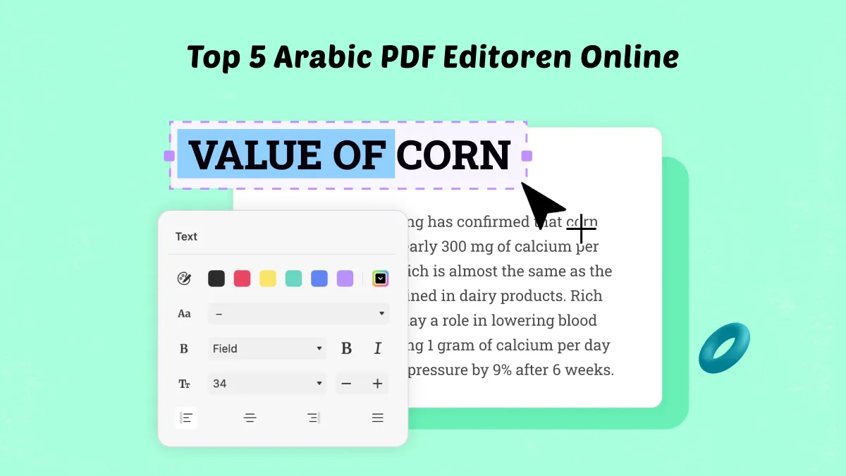 Die 5 besten kostenlosen arabischen Online-PDF-Editoren - Die ultimative Liste