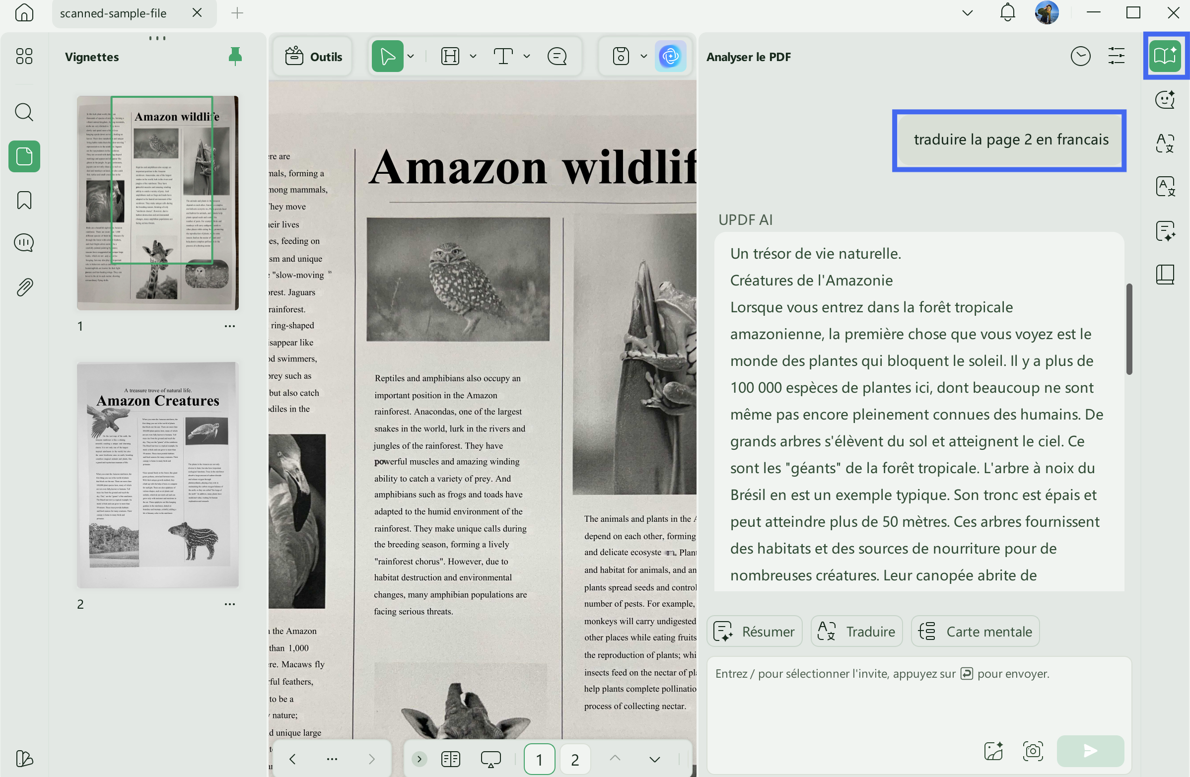 traduire PDF