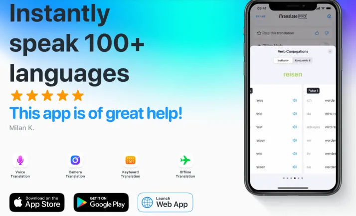 beste Übersetzer-App iTranslate