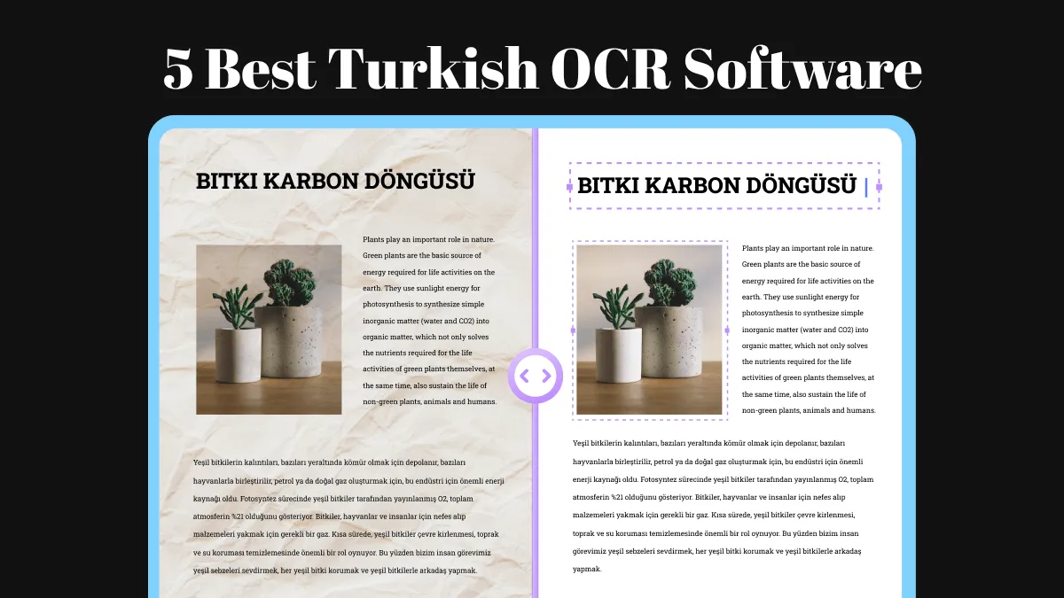 Top 5 Best Turkish OCR Software (Features, Pros and Cons)