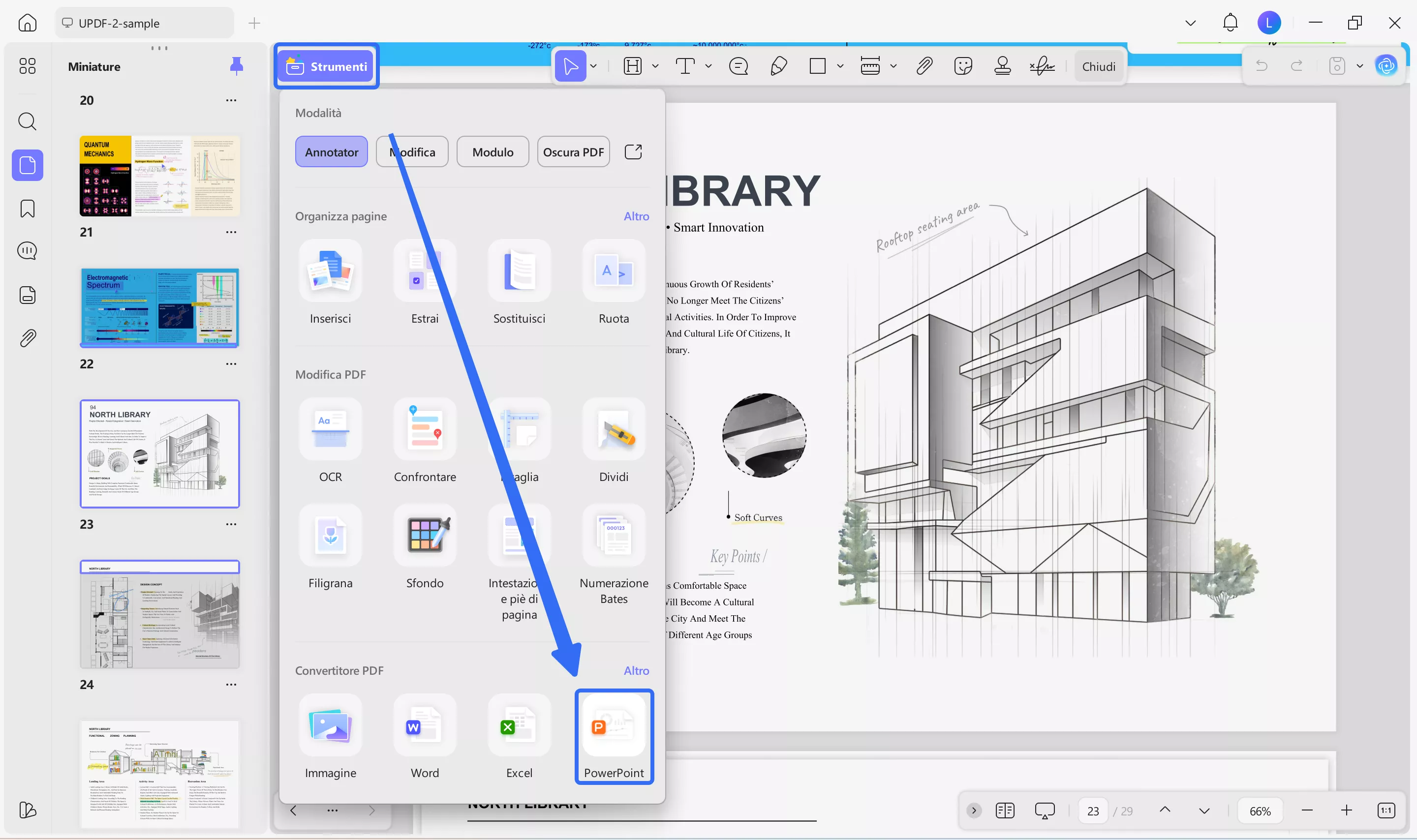 convert to ppt with UPDF