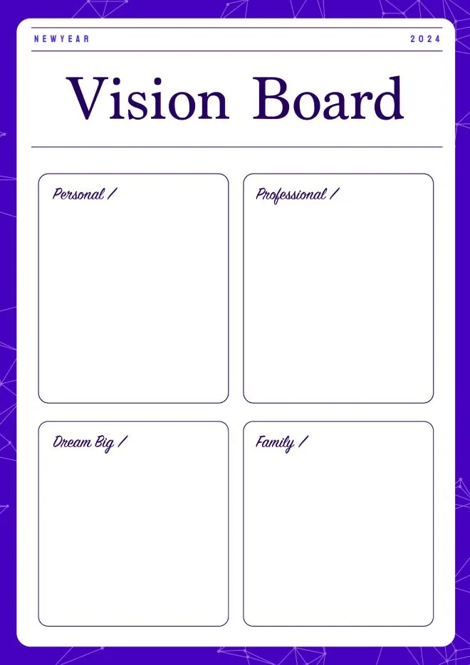 Page 3 - Free and customizable vision board templates