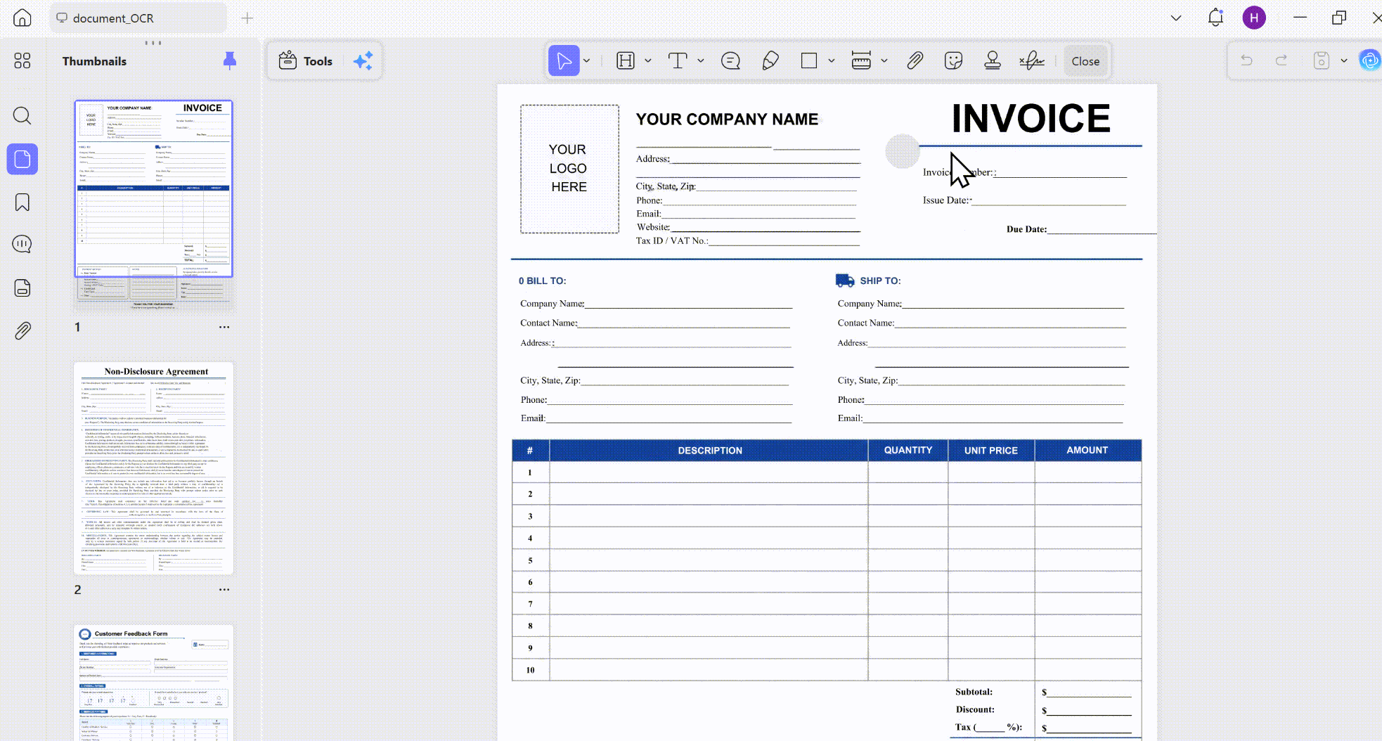embed fonts in pdf with updf