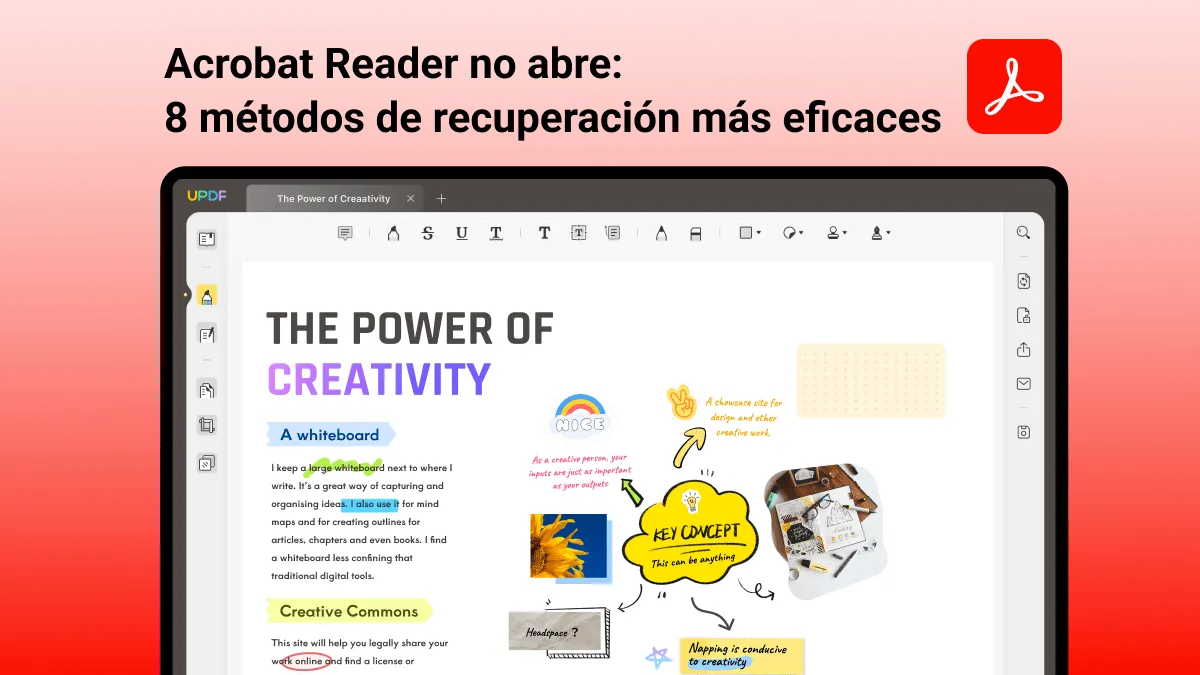 Acrobat Reader no abre: 8 métodos de recuperación más eficaces de 2024