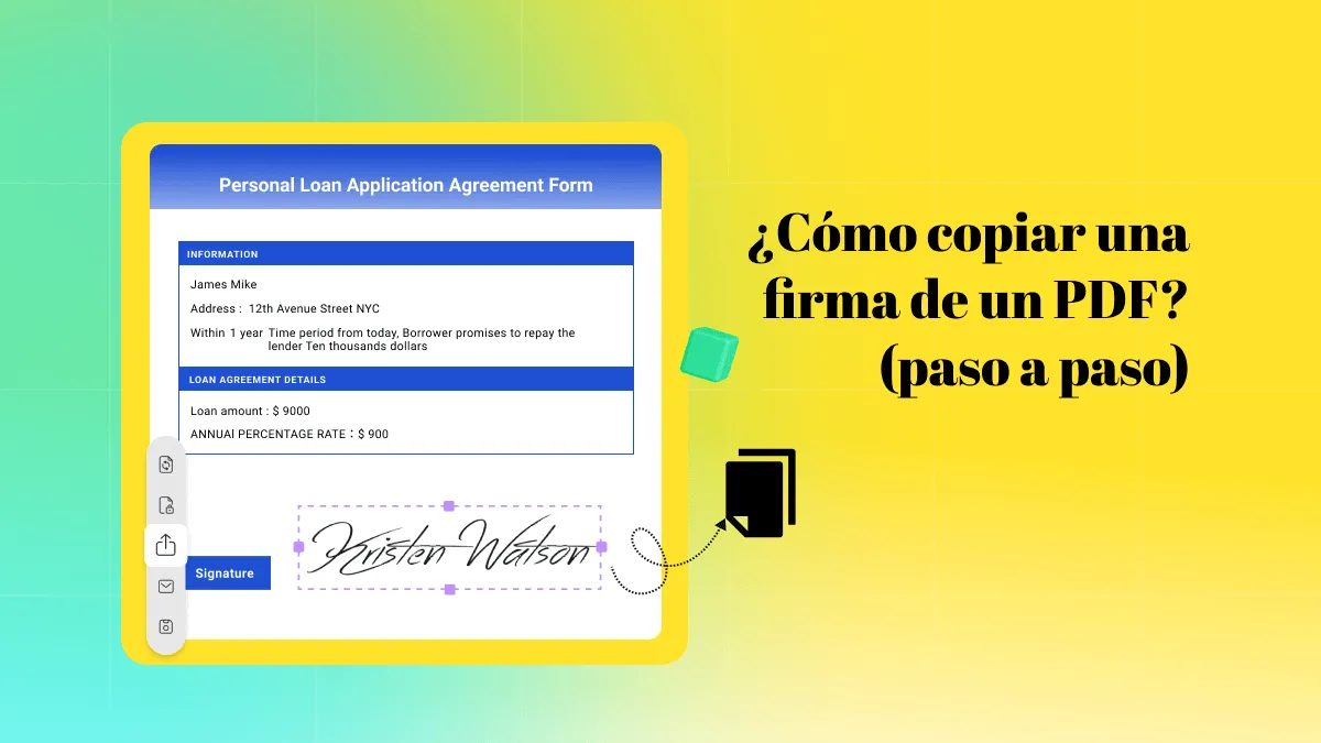 ¿Cómo copiar una firma de un PDF? (paso a paso)