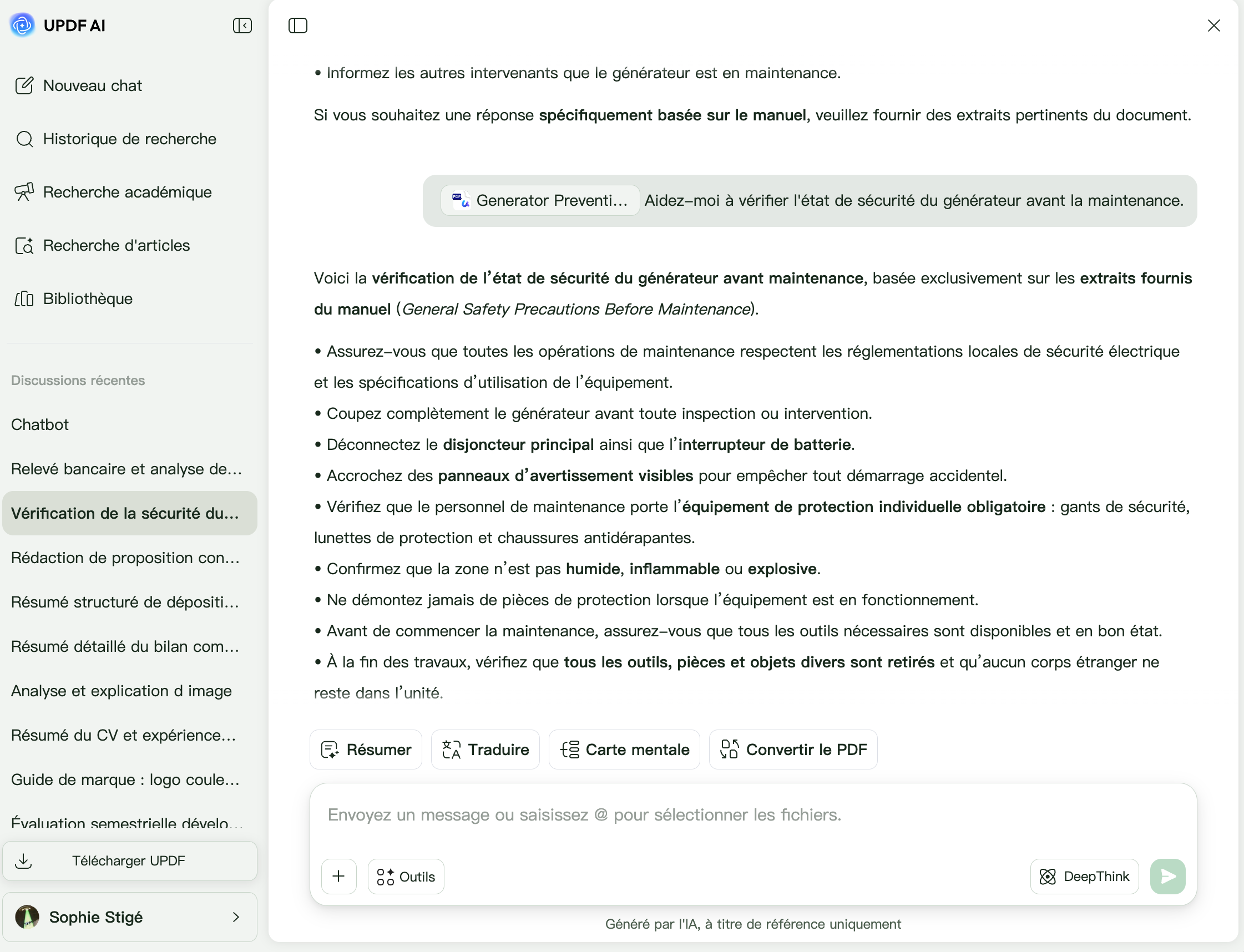 Sous-section en ligne